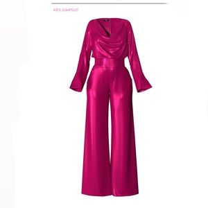 Hanifa Kris Jumpsuit Magenta